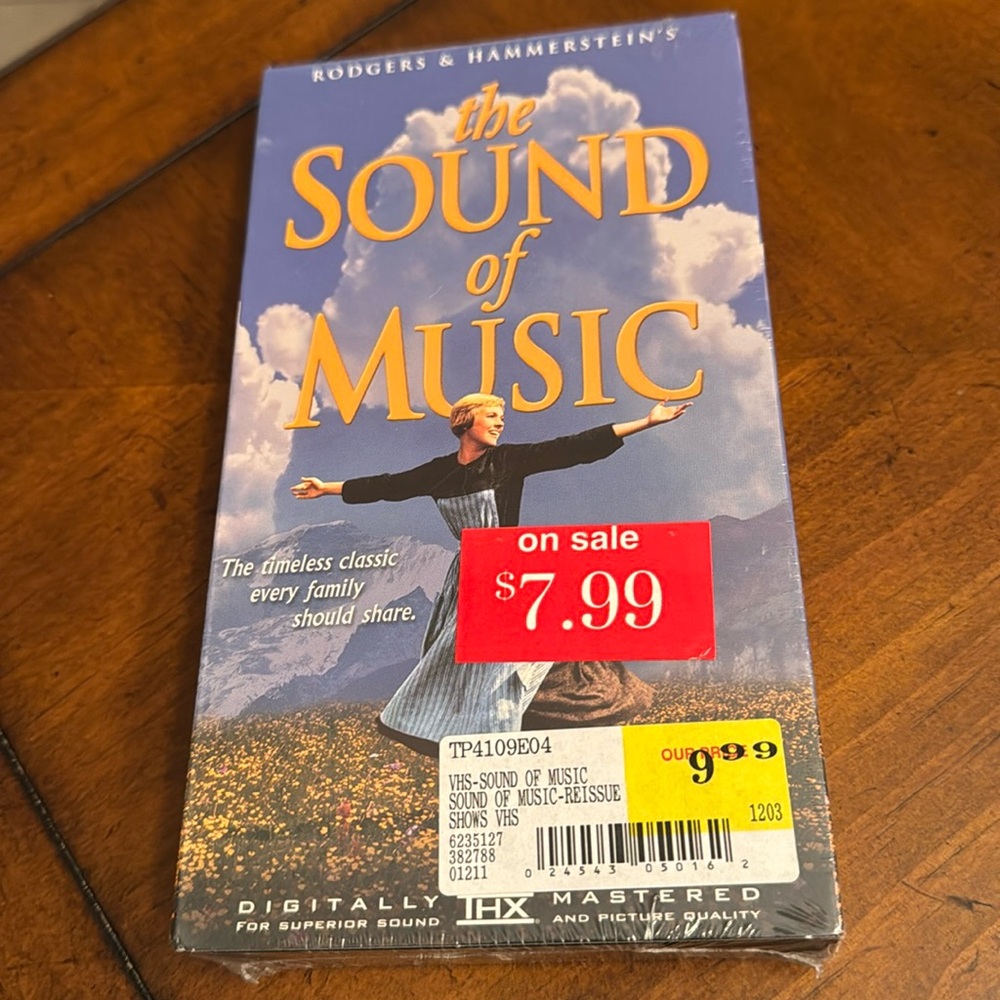 2/$5 The Sound of Music VHS Movie